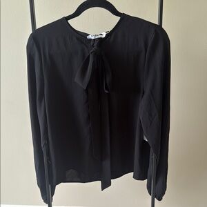 Na-Kd Tie Neck Blouse